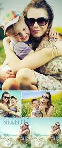 Stock Photo - Mother & Son