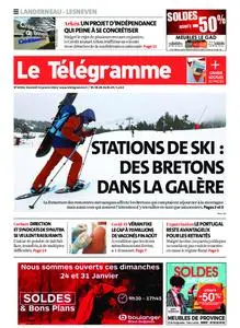 Le Télégramme Landerneau - Lesneven – 22 janvier 2021