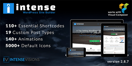 CodeCanyon - Intense v2.8.7 - Shortcodes and Site Builder for WordPress - 5600492