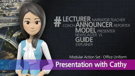 Presentation With Cathy: Office Uniform - Project for After Effects (VideoHive)