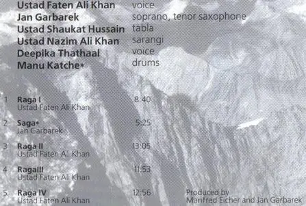 Jan Garbarek, Ustad Fateh Ali Khan & Musicians from Pakistan - Ragas and Sagas (1992)