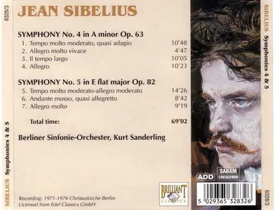 Sibelius: The Seven Symphonies / Kurt Sanderling (2000)