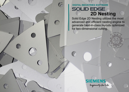 Siemens Solid Edge 2D Nesting 2023