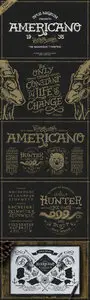 Creativemarket  - Americano Font Family