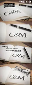 The Notebook - Creative Logo Mockups