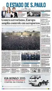 O Estado de São Paulo - 12 de janeiro de 2015 - Segunda 