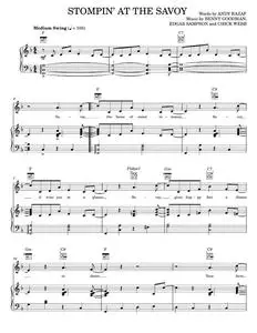Stompin at the savoy - Benny Goodman Orchestra (Piano-Vocal-Guitar)