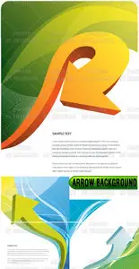 Stock Vector - Arrow Background