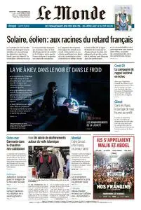 Le Monde du Dimanche 4 et Lundi 5 Décembre 2022