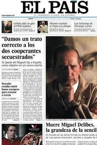 El País. 13 Marzo