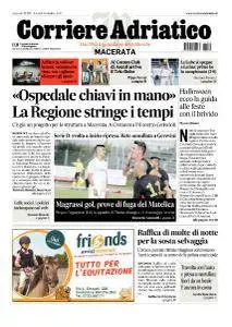 Corriere Adriatico Macerata - 30 Ottobre 2017