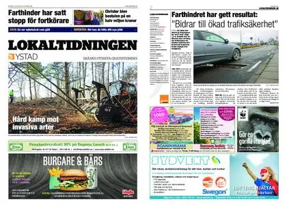 Lokaltidningen Ystad – 11 januari 2020