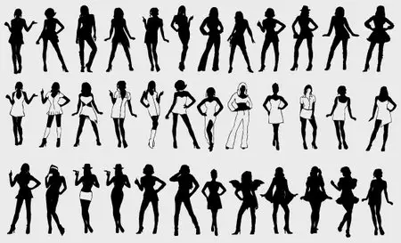 Woman - Vector Silhouettes