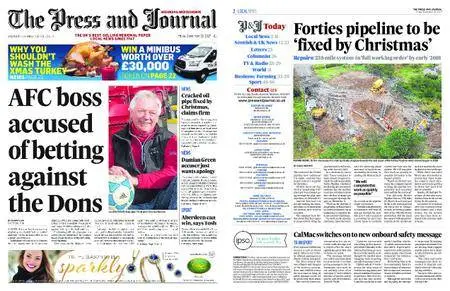 The Press and Journal Aberdeen – December 22, 2017