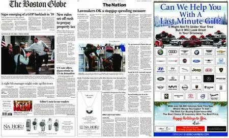 The Boston Globe – December 22, 2017