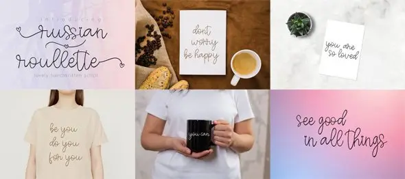 Russian Roulette - Thin Stylish Handwritten Signature Font