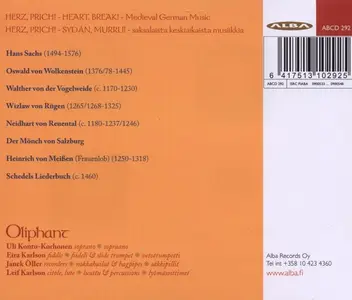 Oliphant - Herz, prich!: Medieval German Music (2010)