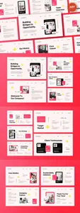 Pink Modern Company Profile PPT APCUMYU