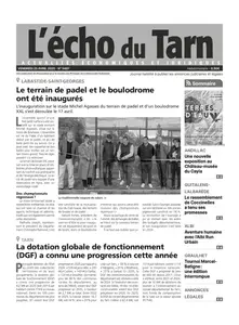 L'Echo du Tarn - 25 Avril 2025