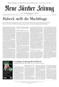 Neue Zurcher Zeitung International  - 28 September 2024