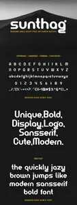 Sunthag - Modern Font NM53RFP
