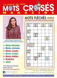 Mots Croisés Magazine N.3147 - 26 Décembre 2024