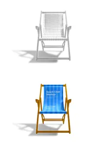 Portable Beach Chair Mockup Template 1658092989