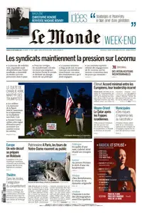 Le Monde du Samedi 20 Septembre 2025