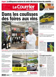 Le Courrier de l'Ouest Angers - 21 Septembre 2024