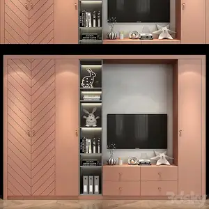 3dsky  - TV Wall 0334 3364410 - 3D Model
