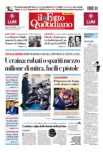 Il Fatto Quotidiano - 27 Ottobre 2025