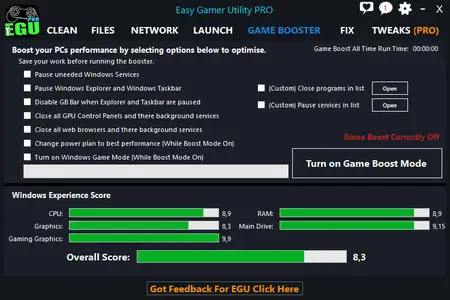 Easy Gamer Utility PRO 1.3.44