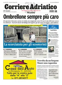 Corriere Adriatico Pesaro - 8 Giugno 2025