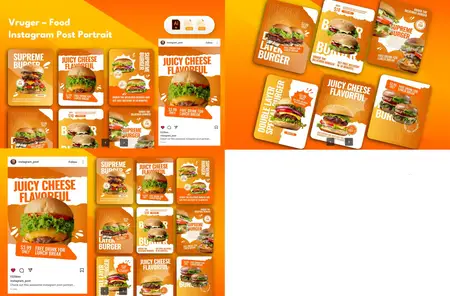EE - Vruger - Food Instagram Post Portrait Template E6BN4ZC