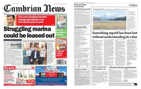 Cambrian News Arfon & Dwyfor – 23 November 2018