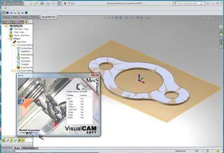 MecSoft VisualCAM 2017 version 6.0