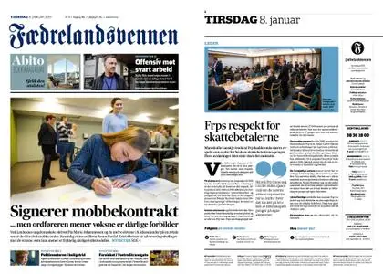 Fædrelandsvennen – 08. januar 2019