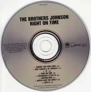 The Brothers Johnson - Right On Time (1977) {A&M Records}