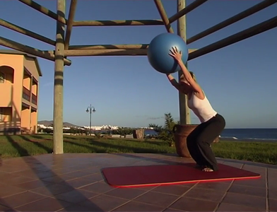 Lucy Knight - Yoga Gymball Workout