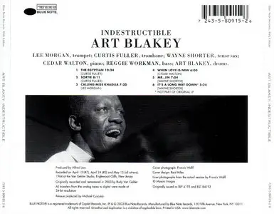 Art Blakey & The Jazz Messengers - Indestructible (1964) {2003 Blue Note RVG Edition}