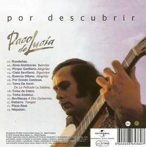 Paco de Lucia - Por Descubrir (2003) {2010 Nueva Integral Box Set CD 26 of 27}