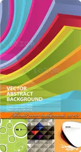 Abstract vector backgrounds set 071