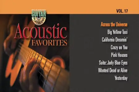 Guitar Play-Along: Volume17 - Acoustic Favorites [repost]