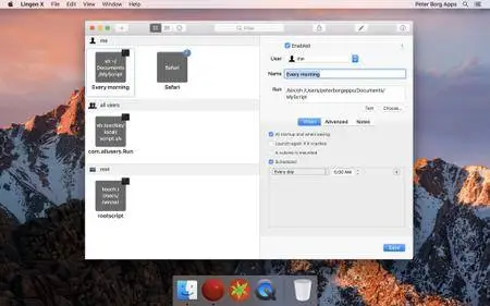 Lingon X 5.1.1 Mac OS X