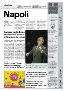 la Repubblica Napoli - 25 Novembre 2018