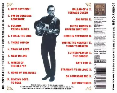 Johnny Cash - Best of the Sun Years 1955-61 (1992)