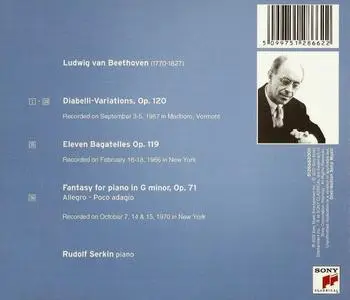 Rudolf Serkin - Beethoven: Diabelli Variations, Bagatelles, Fantasy (2003)