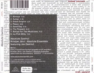 Joe Zawinul - Absolute Zawinul (2009) {Intuition} [Enhanced CD]