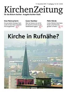 KirchenZeitung für das Bistum Aachen – 17. November 2019