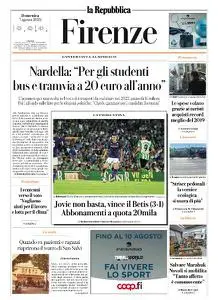 la Repubblica Firenze - 7 Agosto 2022